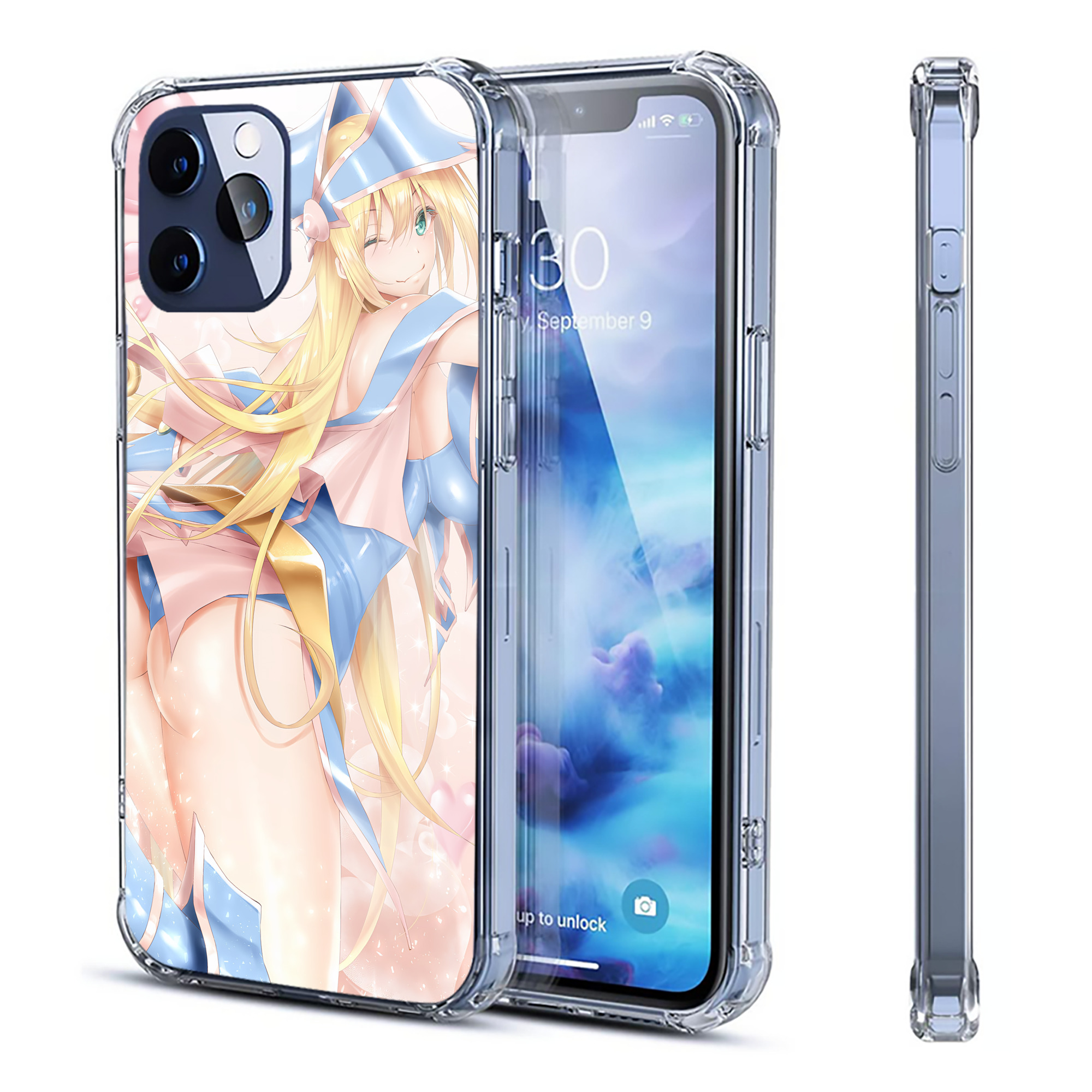 （画像用） 遊☆戯☆王 Yu-Gi-Oh! 【iPhone 12シリーズ対応】透明スマホケース（クリアソフトケース）